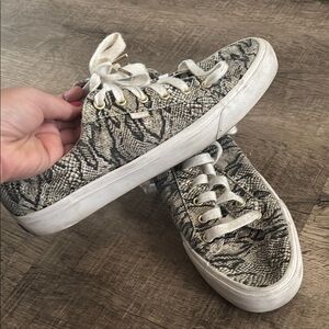 Snakeskin Pattern Sneakers Keds